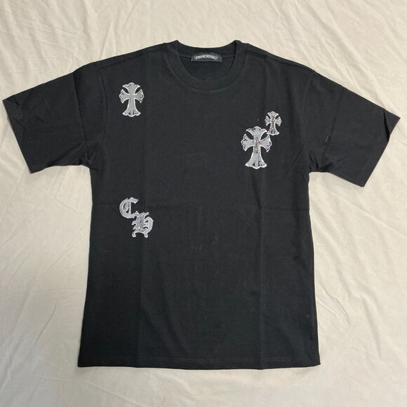 Black Chrome Hearts T-shirt 